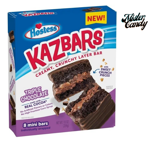 Hostess Kazbars Triple Chocolate 284g (USA)(Mindesthaltbarkeitsdatum: 16.08.2025)