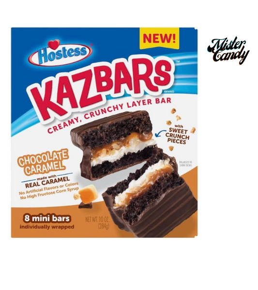 Hostess Kazbars Chocolate Caramel 284g (USA)(Mindesthaltbarkeitsdatum: 16.08.2025)