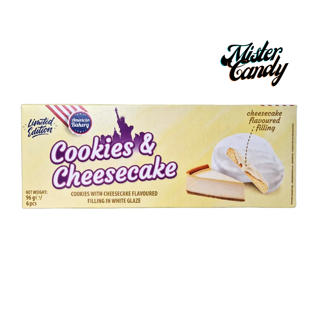 American Bakery Cookies & Cheesecake 96g (USA) (Mindesthaltbarkeitsdatum: 26.06.2025)