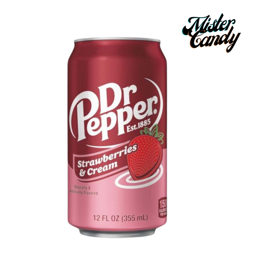 Dr. Pepper Strawberry & Cream 355ml (USA)(Mindesthaltbarkeitsdatum: 07.04.2025)