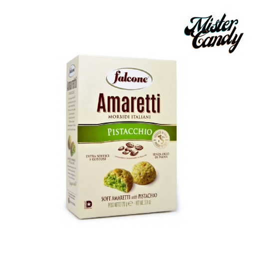 Falcone Amaretti Pistacchio 170g (Italien) (Mindesthaltbarkeitsdatum: 14.04.2025)