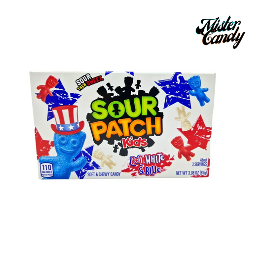 Sour Patch Kids Red, White & Blue 87g (Mindesthaltbarkeitsdatum: 10.04.2025)