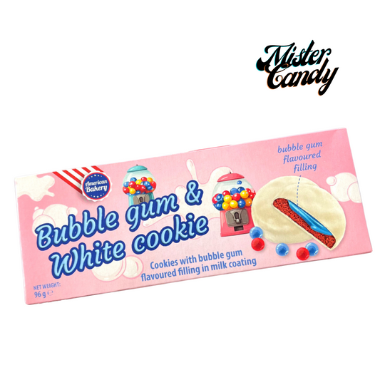 American Bakery Bubblegum & White Cookie 96g (USA) (Mindesthaltbarkeitsdatum: 25.03.2025)