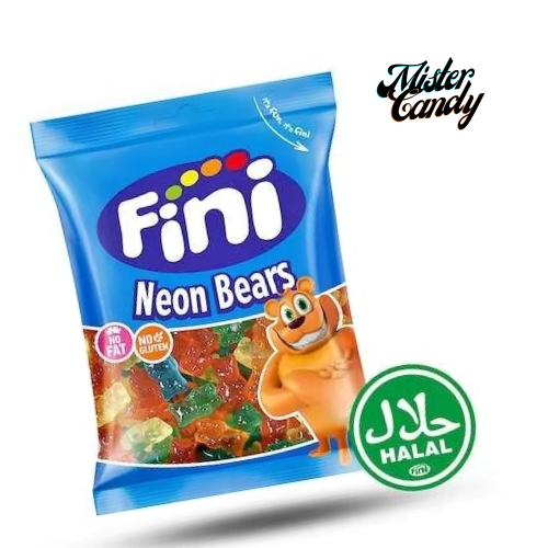 Fini Neon Bears Halal 75g (Spanien)(Mindesthaltbarkeitsdatum: 30.11.2025)