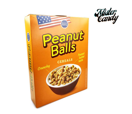 American Bakery - Peanut Balls Cereals 165g (USA) (Mindesthaltbarkeitsdatum: 17.02.2025)