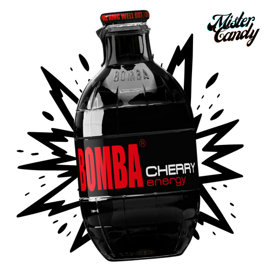 Bomba Cherry Energy 250ml (Pfandfrei) (Ungarn) (Mindesthaltbarkeitsdatum: 23.10.2025)